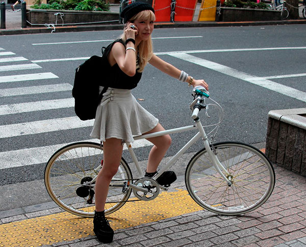 Велосипед fixed gear в Токио