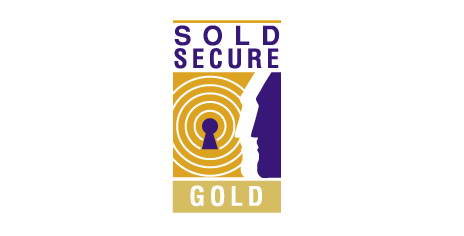 Золотой знак защиты организации Sold Secure