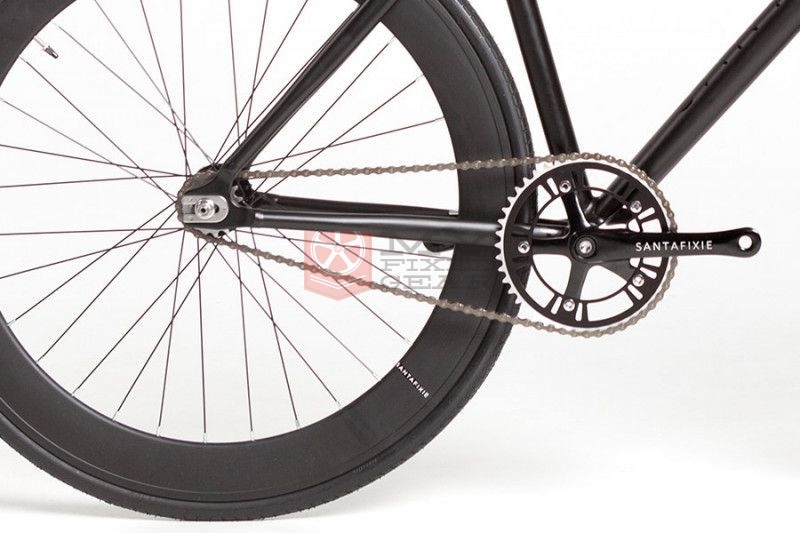 Matte black fixie bike on sale
